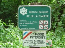 Panneau d'accueil